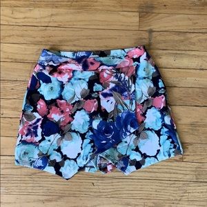 Floral skort